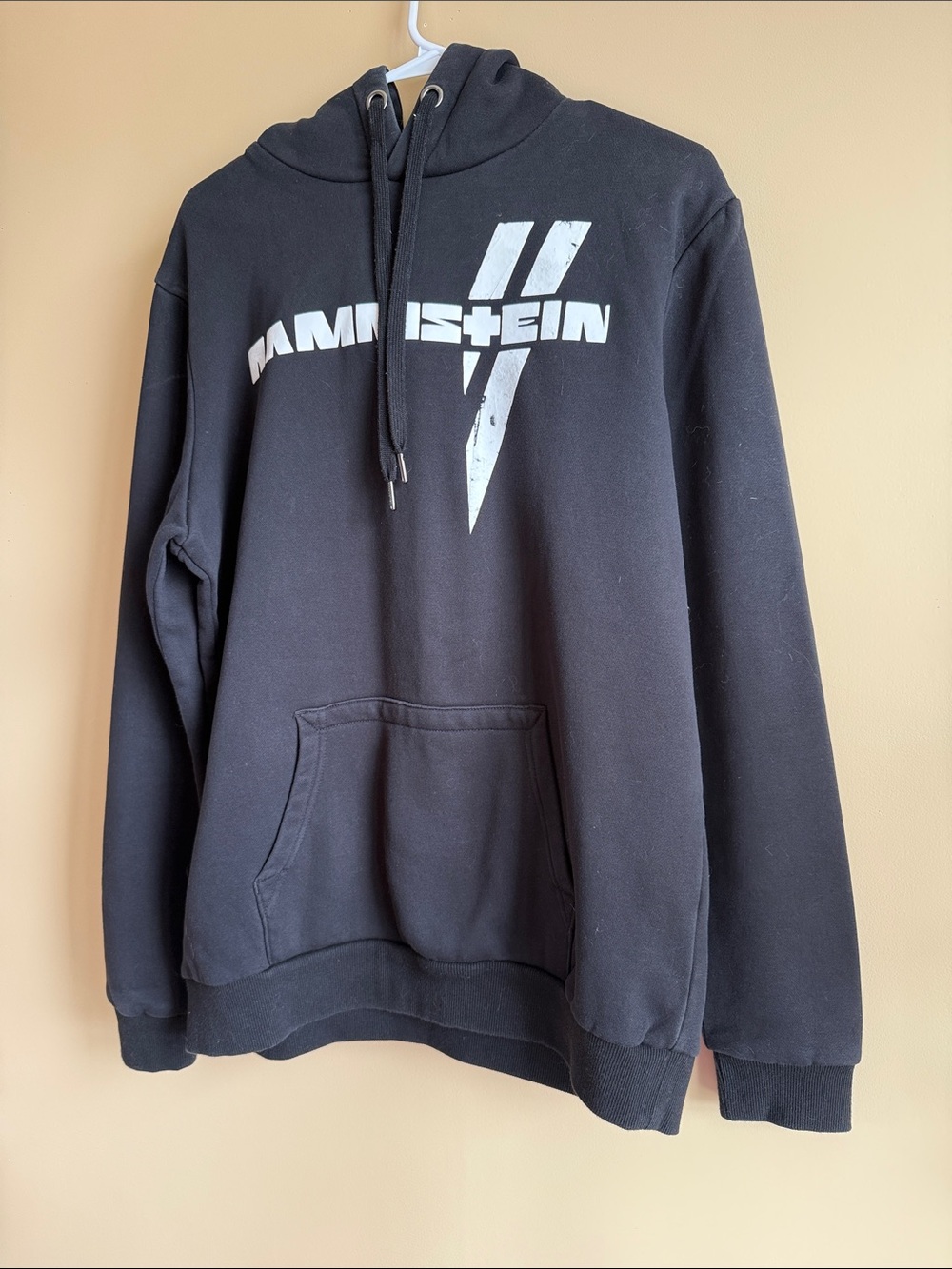 Black Graphic Pullover Hoodie - Men's